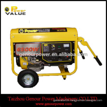 Power Value 5kva 3 phase gasoline generator, generator 380v with 13hp engine for sale